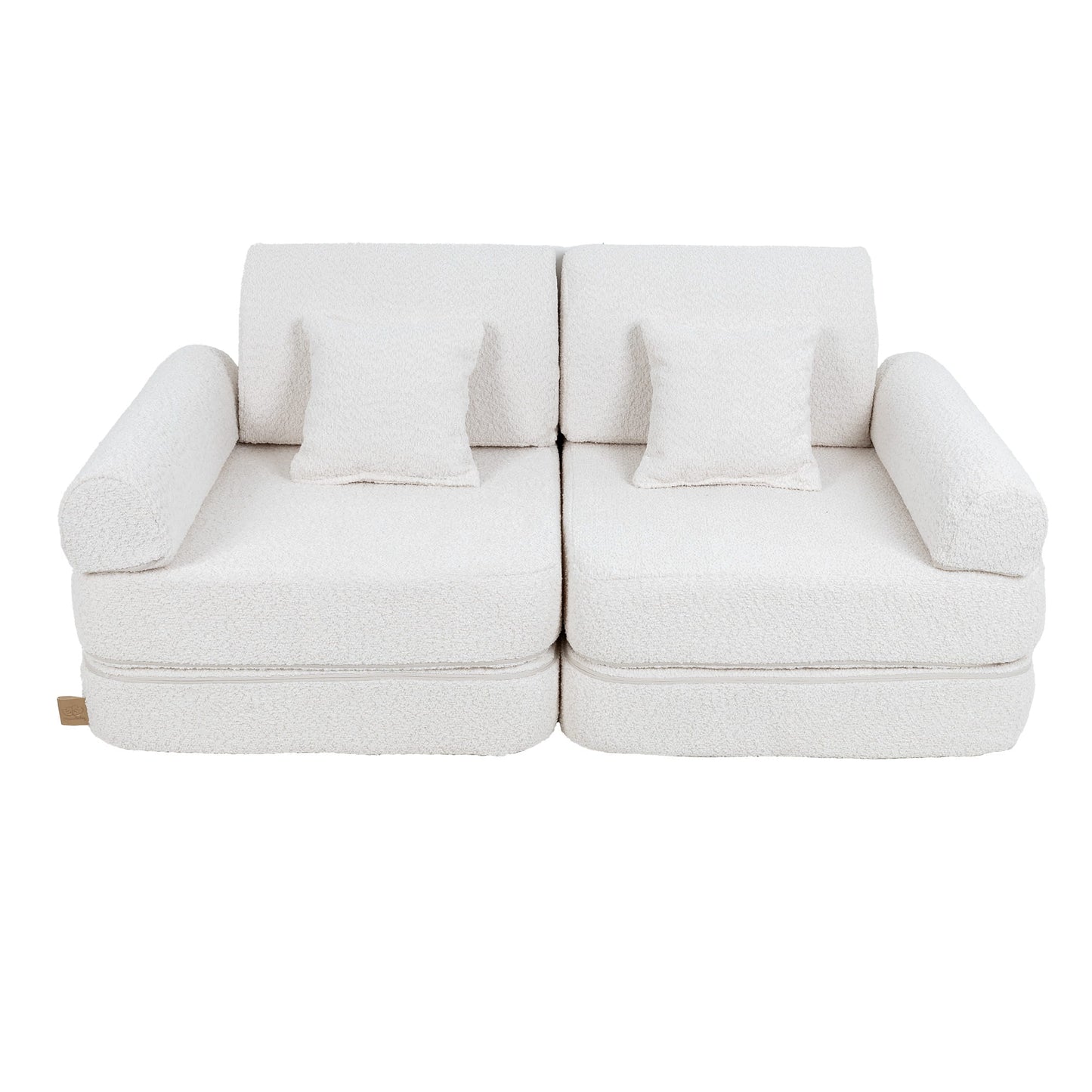 Medium Modular Sofa for Kids - Boucle White