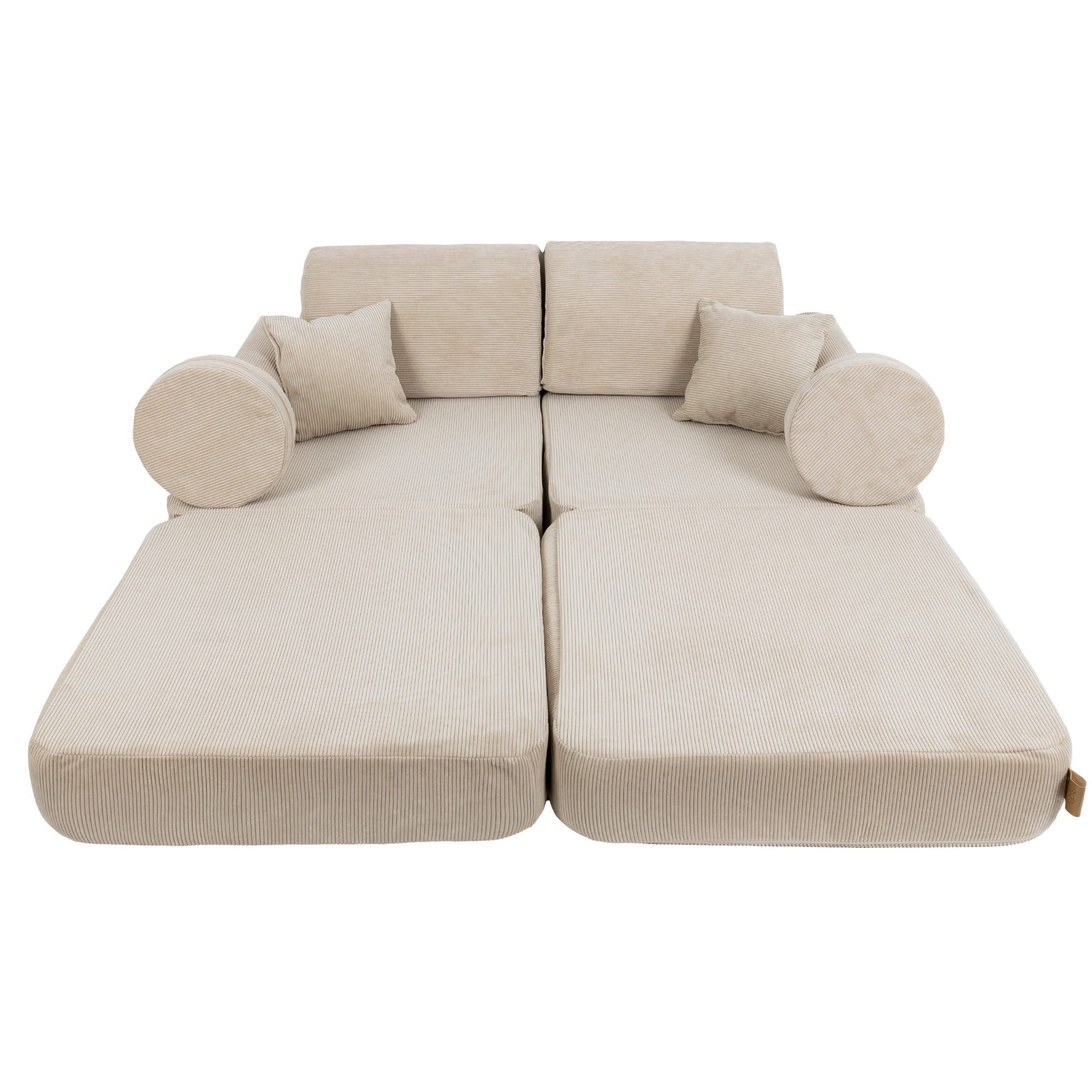 Medium Modular Sofa for Kids - Slimcord Ecru