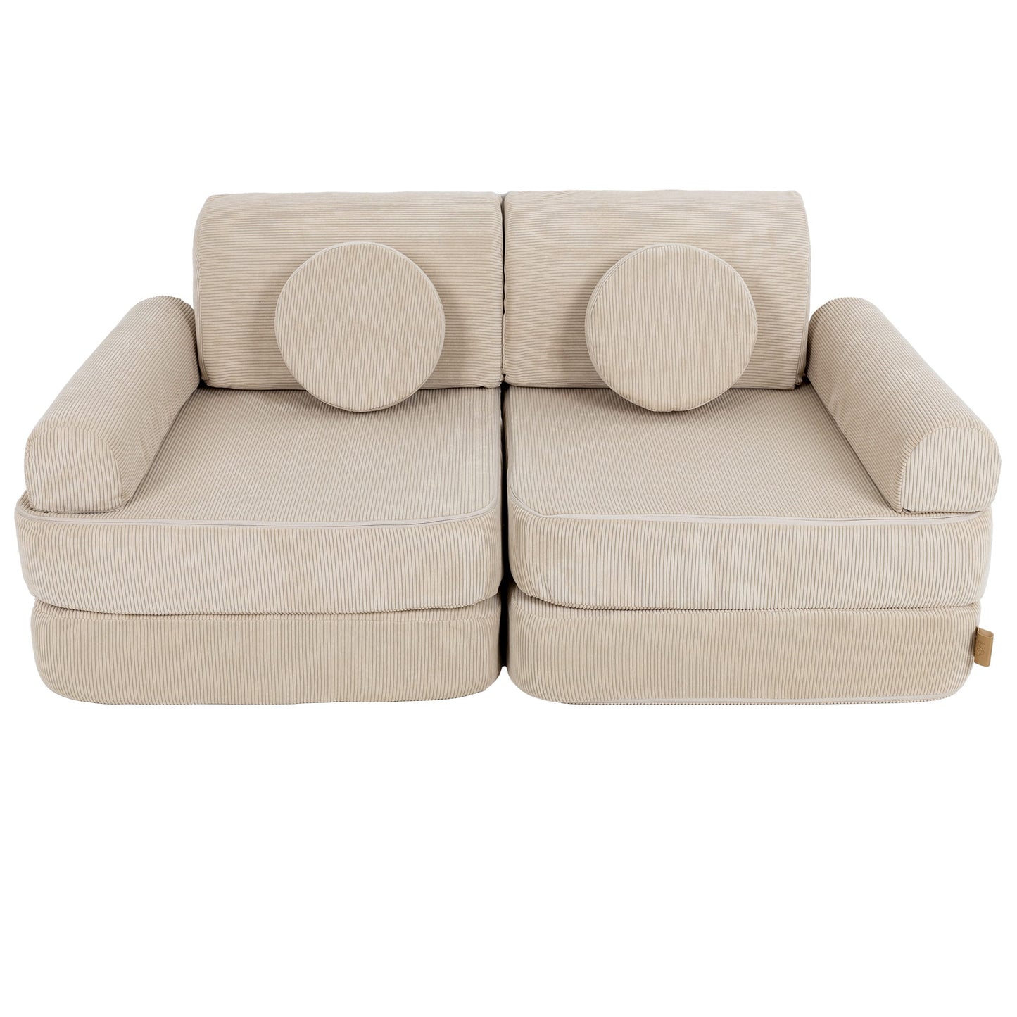 Medium Modular Sofa for Kids - Slimcord Ecru