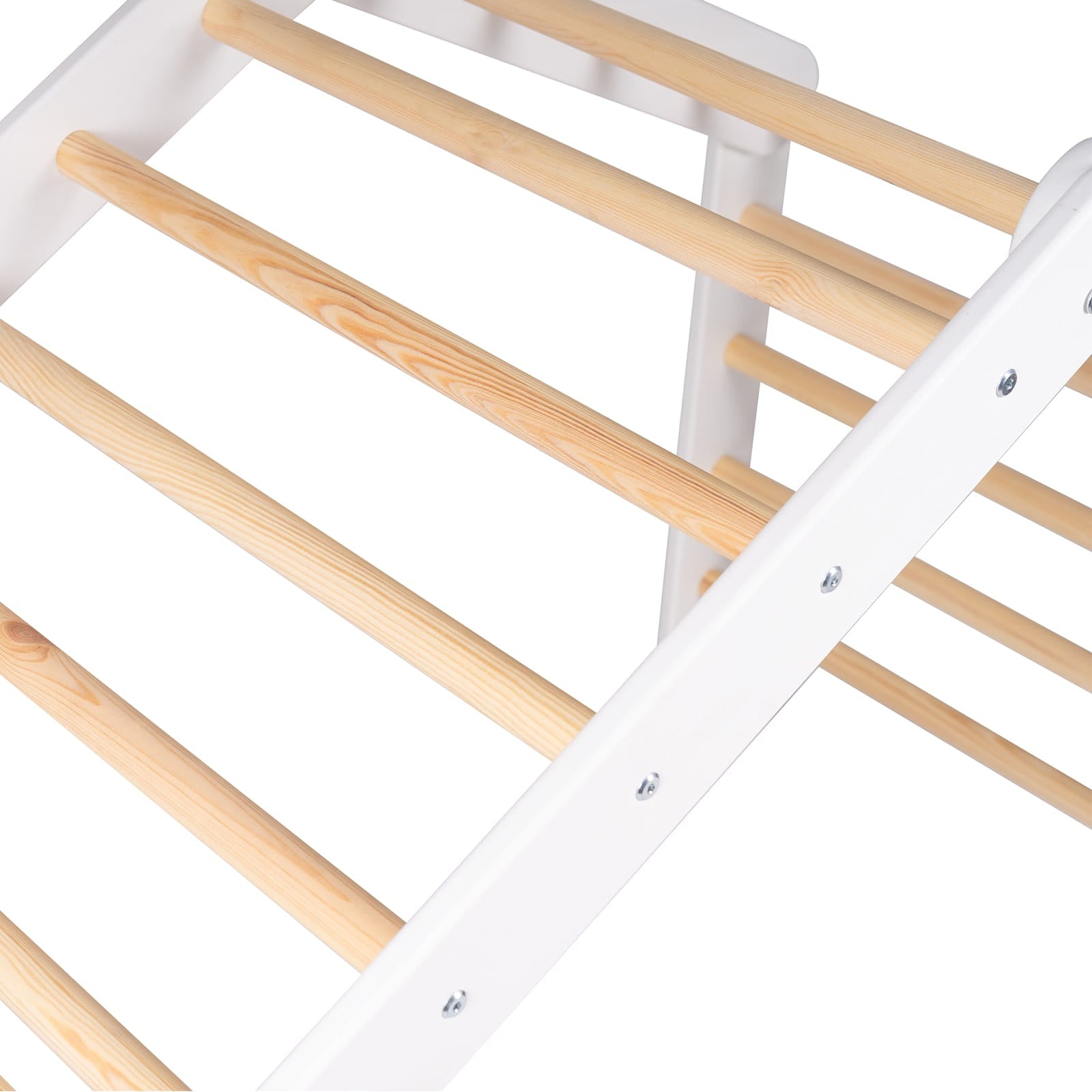 Large Wooden Pikler Ladder - White